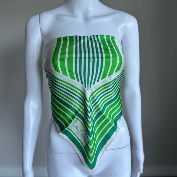 Pierre Cardin 1960’s Mod Retro 100% Silk Scarf - Picture 1 of 7